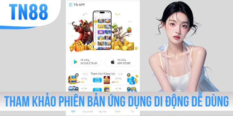 Tham khảo phiên bản ứng dụng di động dễ dùng